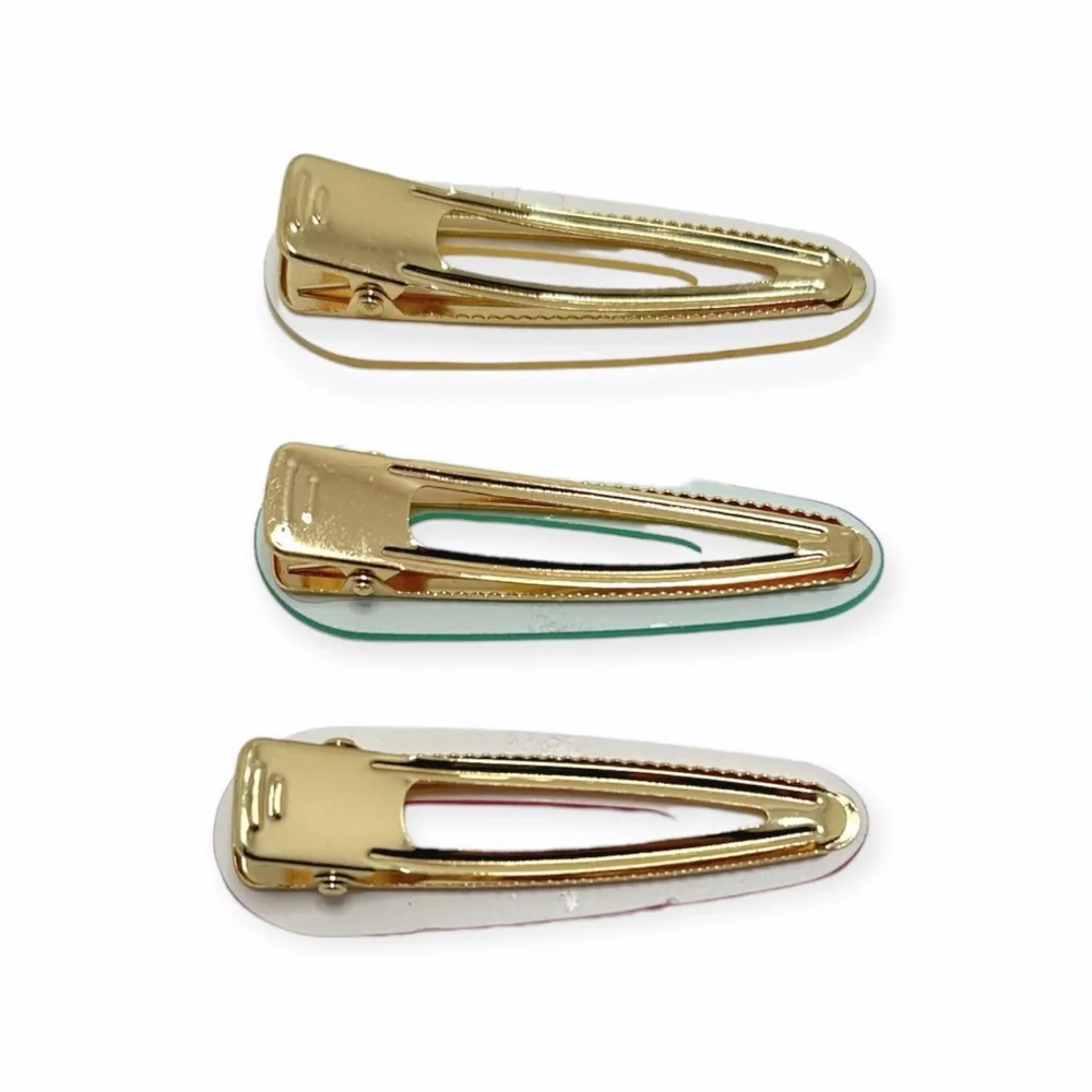 Nordstrom Berry Set Of 3 Colorful Hair Clips